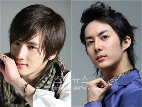 에반(왼쪽)과 SS501 김형준