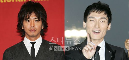 SMAP의 키무라 타쿠야(왼쪽)와 쿠사나기 츠요시 ⓒ사진=머니투데이 스타뉴스