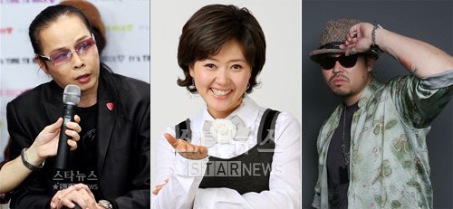 왼쪽부터 김태원 오영실 길