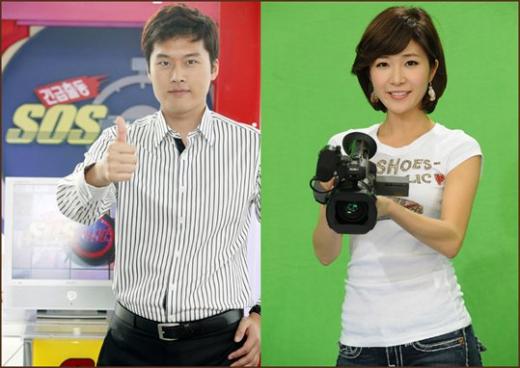 '긴급출동SOS24' MC 김일중(왼쪽)-'VJ특공대' MC 이정민 아나운서
