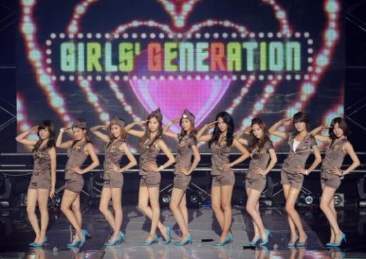 ↑소녀시대 <사진제공=KBS 2TV '뮤직뱅크'>
