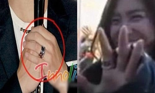 ↑김범과 김소은의 커플링 증거로 제기 된 사진