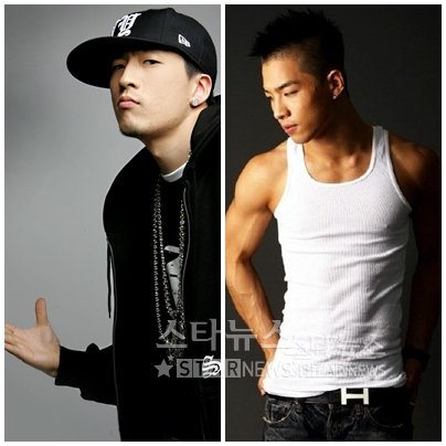 ↑테디(왼쪽)과 태양