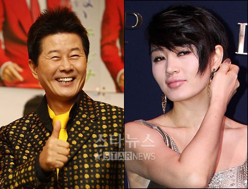 태진아(왼쪽)와 김혜수 ⓒ머니투데이 스타뉴스