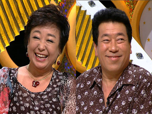 혜은이(왼쪽)와 김동현 <사진=SBS>