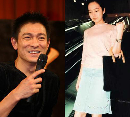 ↑ 사진은 지난해 6월 23일 미국 라스베이거스에서 비밀리에 결혼식을 올리고 혼인신고를 마친 류더화(48)와 주리첸(43)의 모습.