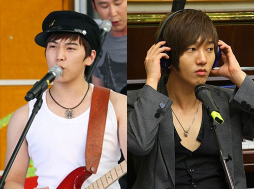 슈퍼주니어의 성민(왼쪽)과 예성