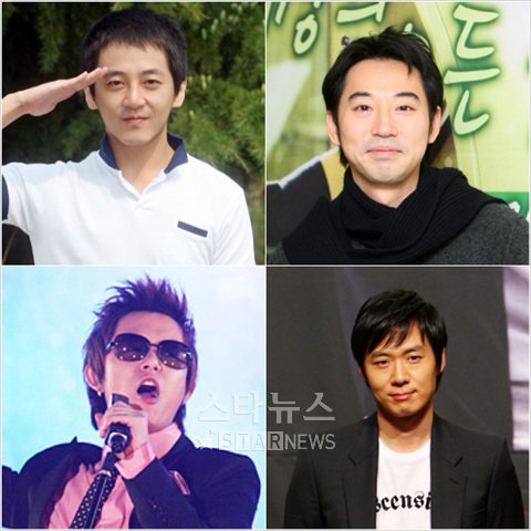 ↑해외 영주권 혹은 시민권을 획득해 국방의 의무가 없지만 성실히 군역을 이행한 스타들. 왼쪽부터 시계방향으로 제이윤, 이루마, 연정훈, 토니안 ⓒ사진=머니투데이 사진DB