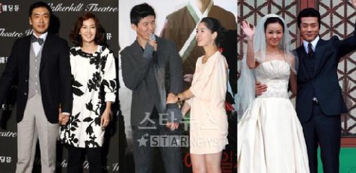 김승우 김남주 부부, 션 정혜영 부부, 손태영 권상우 부부ⓒ머니투데이 스타뉴스
