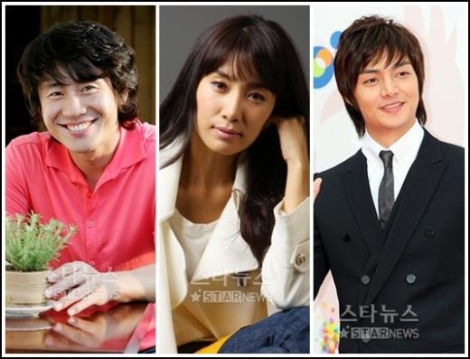 사진 왼쪽부터 신하균 김서형 김준 ⓒ머니투데이 스타뉴스