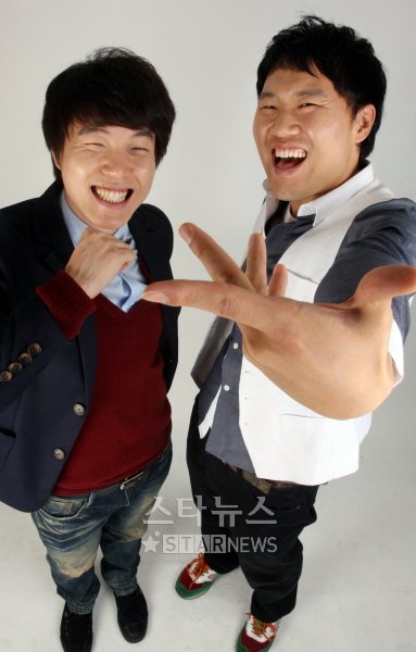 안시우(왼쪽)와 김용명 ⓒ유동일 기자
