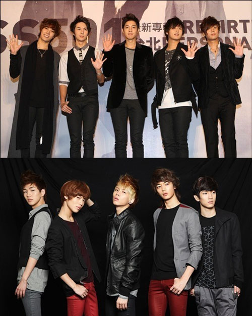 SS501(위)과 샤이니 <사진=DSP미디어, SM엔터테인먼트>