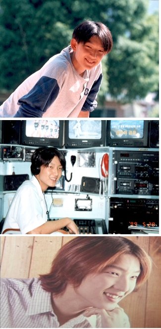 사진 위부터 이준기의 첫 프로필 사진, 이준기의 고교 방송반 시절, 200번 오디션 낙방 시절의 이준기 <사진제공=스타 더 시크릿>