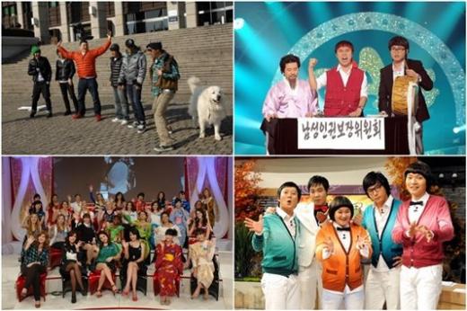 ⓒ사진=KBS '해피선데이-1박2일', '개그콘서트','상상더하기','미녀들의 수다' (왼쪽위부터 시계방향)
