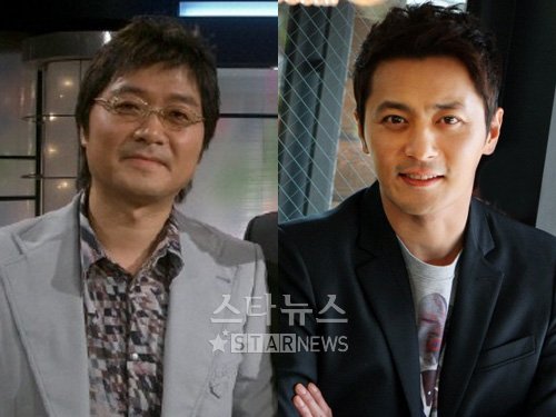 ⓒ왼쪽부터 강제규 감독과 장동건.