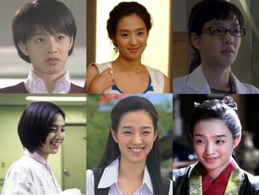 ↑(왼쪽위부터 시계방향)KBS 2TV '학교2' '웃는 얼굴로 돌아보라', MBC '하얀거탑' '탐나는 도다', KBS 1TV '산너머 남촌에는', 영화 '동감'에 출연한 이승민