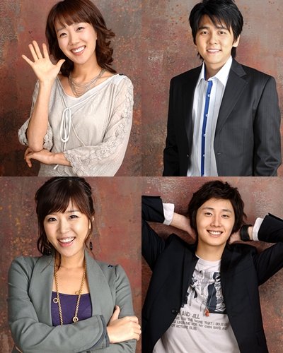 '거침없이 하이킥'의 4각 러브라인 주인공들. 왼쪽 위부터 시계방향으로 서민정, 최민용, 정일우, 신지.