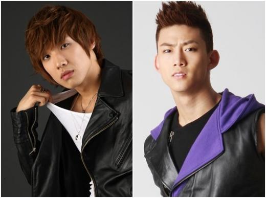 엠블랙의 이준(왼쪽)과 2PM 택연 ⓒ사진=머니투데이 스타뉴스
