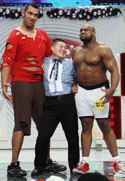 칼리 강호동 밥샙(왼쪽부터) <사진제공=SBS>