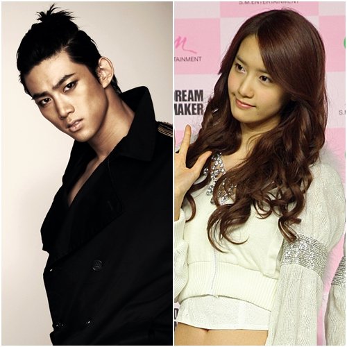 2PM 택연(왼쪽)과 소녀시대 윤아 ⓒ사진=JYP엔터테인먼트, 유동일 기자 eddie@