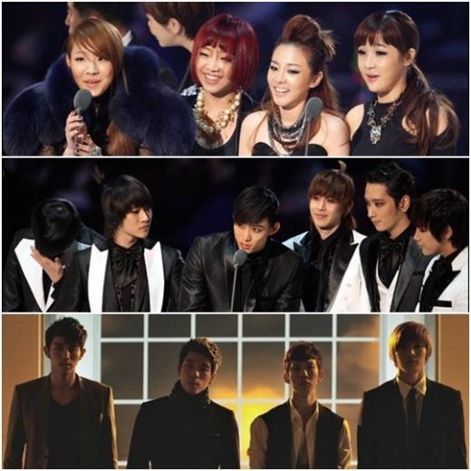 2NE1, 2PM, 2AM(위부터) ⓒ사진=홍봉진 기자 honggga@, 빅히트엔터테인먼트