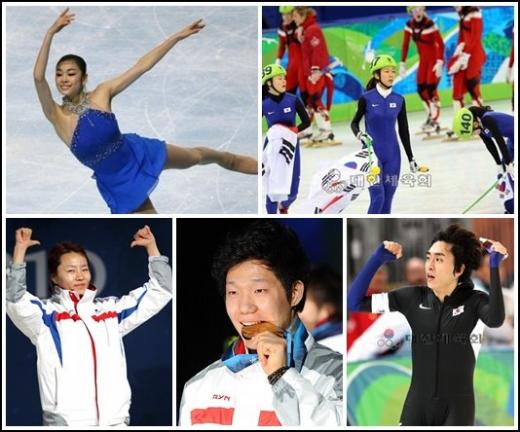 2010 밴쿠버 동계올림픽에서 활약한 대한민국 선수들