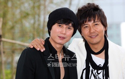 더 블루의 김민종(왼쪽)과 손지창 ⓒ사진=이명근 기자 qwe123@