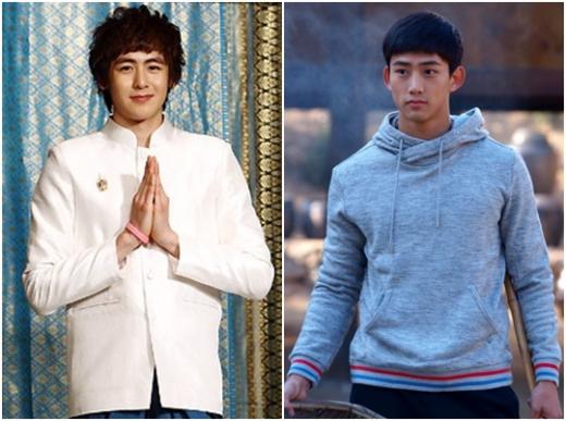 닉쿤(왼쪽)과 택연 ⓒ사진=임성균 기자 tjdrbs23@, 에이스토리