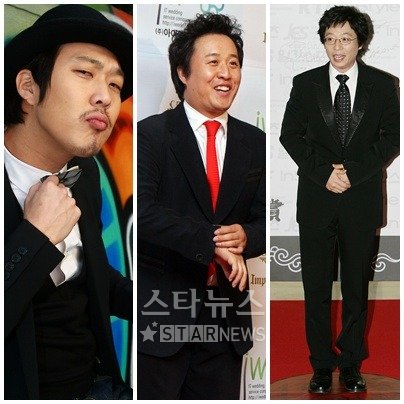 하하, 정준하, 유재석(왼쪽부터) ⓒ머니투데이 스타뉴스