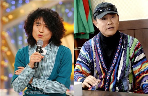 홍서범(왼쪽)과 설운도