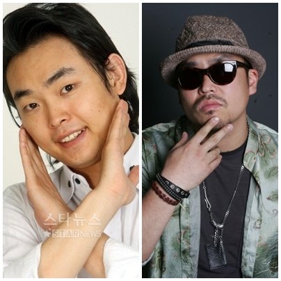 개그맨 박영진(왼쪽)과 가수 길