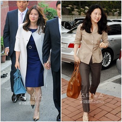 좌. 심은하(사진=유동일 기자) 
우.이영애(사진=홍봉진 기자)