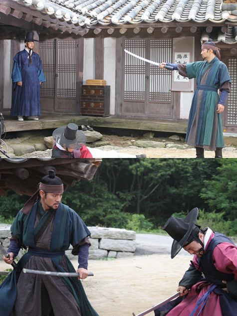 ↑MBC '동이' 숙종(지진희 분)과 차천수(배수진 분)의 첫 만남 ⓒBH엔터테인먼트 제공