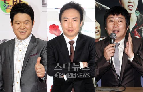 김구라 박명수 이수근(왼쪽부터) ⓒ머니투데이 스타뉴스
