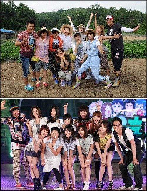 KBS 2TV '청춘불패'와 SBS '일요일이 좋다'의 '영웅호걸'