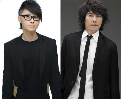 이승환(왼쪽)과 김장훈