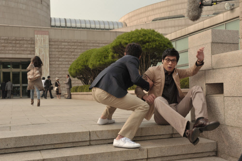 ⓒ명필름에서 제작하는 영화 '시라노; 연애조작단'의 한 장면