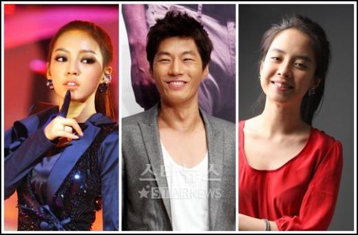 구하라,이천희,송지효(왼쪽부터)ⓒ머니투데이 스타뉴스