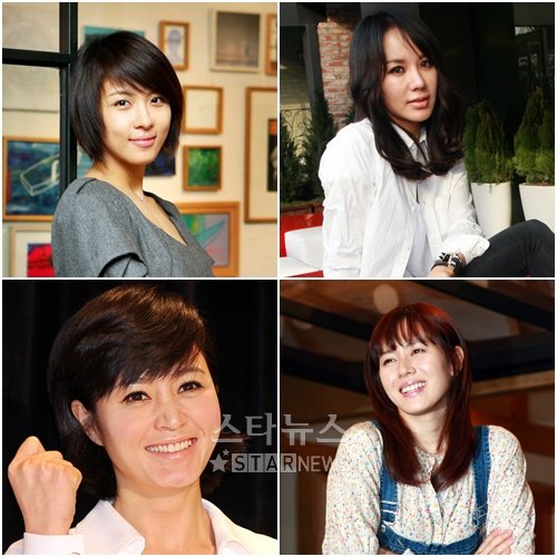 왼쪽 위부터 시계방향으로 하지원, 엄정화, 김혜수, 손예진 ⓒ머니투데이 스타뉴스