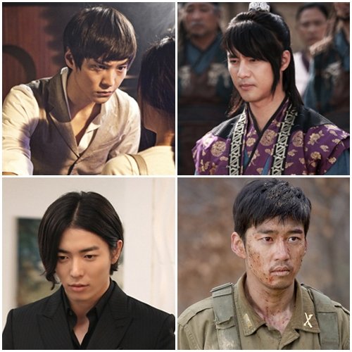 ↑(왼쪽위부터 시계방향)주원, 고주원, 윤계상, 김재욱 ⓒMBC·KBS·SBS 홈페이지