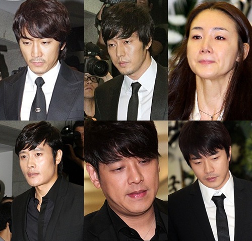 송승헌 소지섭 최지우 권상우 류시원 이병헌(왼쪽 위부터 시계방향) ⓒ사진=이동훈 홍봉진 기자