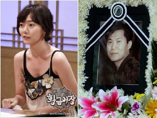 배두나와 故곽지균 감독(오른쪽)