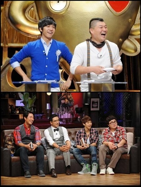 SBS '강심장'(위)와 KBS 2TV '승승장수'