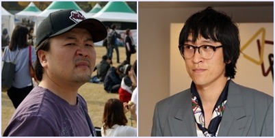 밴드 달빛요정만루홈런의 이진원(왼쪽)과 빽가