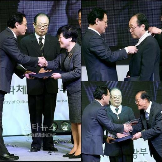 (왼쪽부터 시계방향)성우 고은정, 배우 신구, 희극인 임희춘 ⓒ사진=이명근 기자