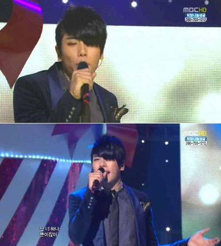 가수 박효신 <사진=MBC '쇼!음악중심'>