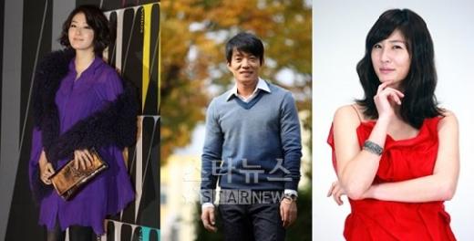 '2010 SBS 연기대상' 진행을 맡은 박진희 이범수 이수경ⓒ머니투데이 스타뉴스