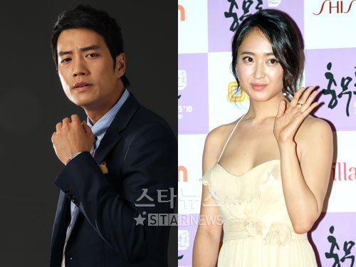 배우 주상욱(왼쪽)과 김민정 ⓒ머니투데이 스타뉴스
