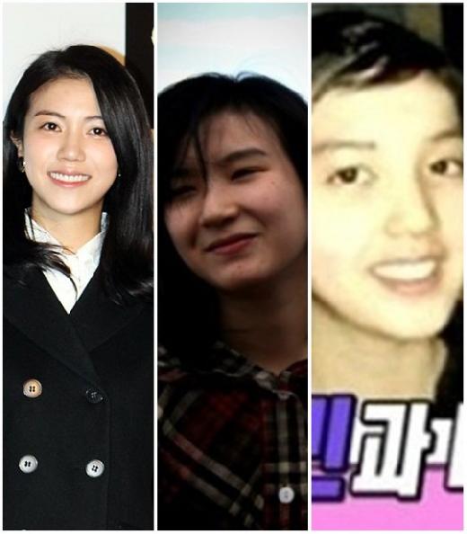 김옥빈(오른쪽)과 여동생들 <사진출처=김옥빈 트위터 및 MBC '섹션 TV연예통신'>