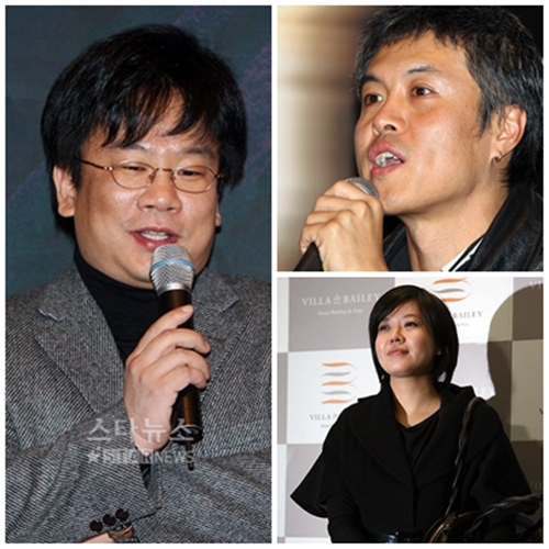 ▲ 이기원 작가, 이송희일 감독, 배우 김여진 (왼쪽부터 시계방향으로) ⓒ머니투데이 스타뉴스